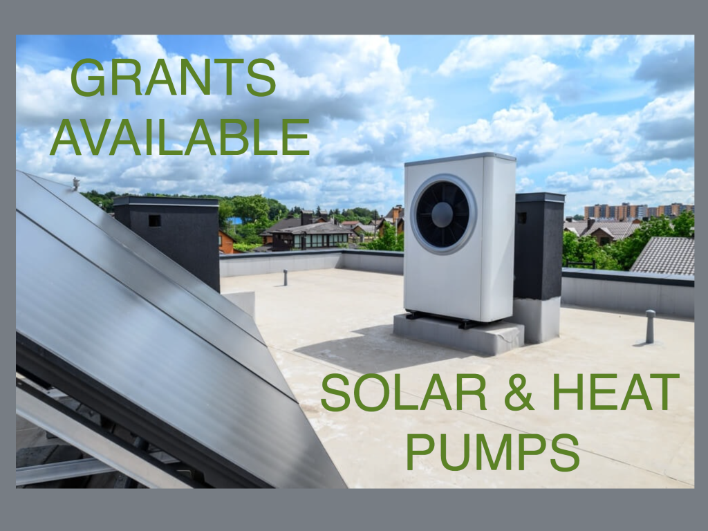 Images-of-solar-panels-Heat-Pump-with-text-Grants-avaiable-and-solar-and-heat-pumps.png
