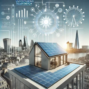 Affordable Solar Energy Systems London. A Concept Of 'understanding Solar Energy Systems.' The Image Features Solar Panels On A Modern London Home