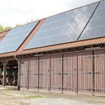 Solar Roof On A Barn