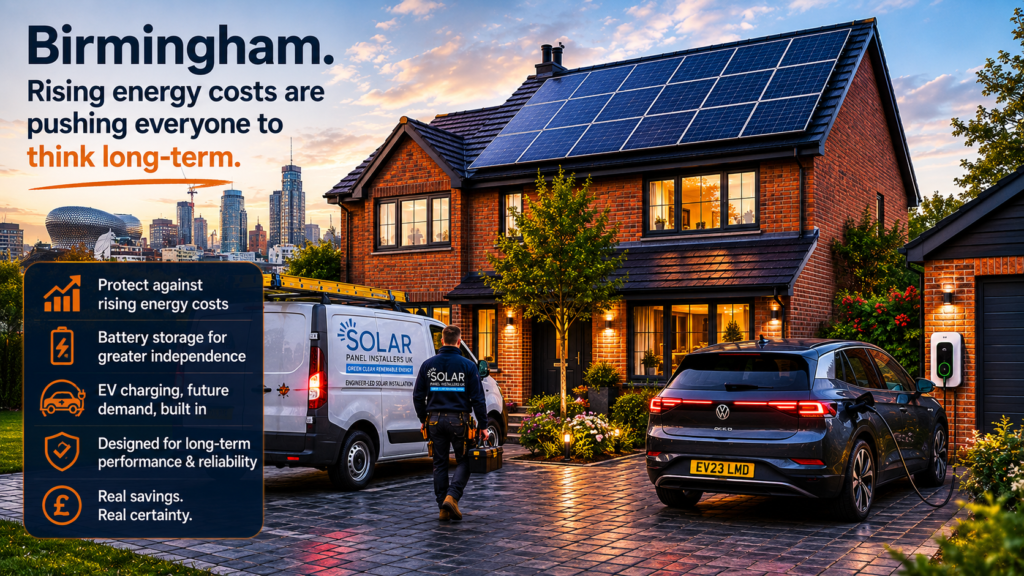 Solar energy for Birmingham homes